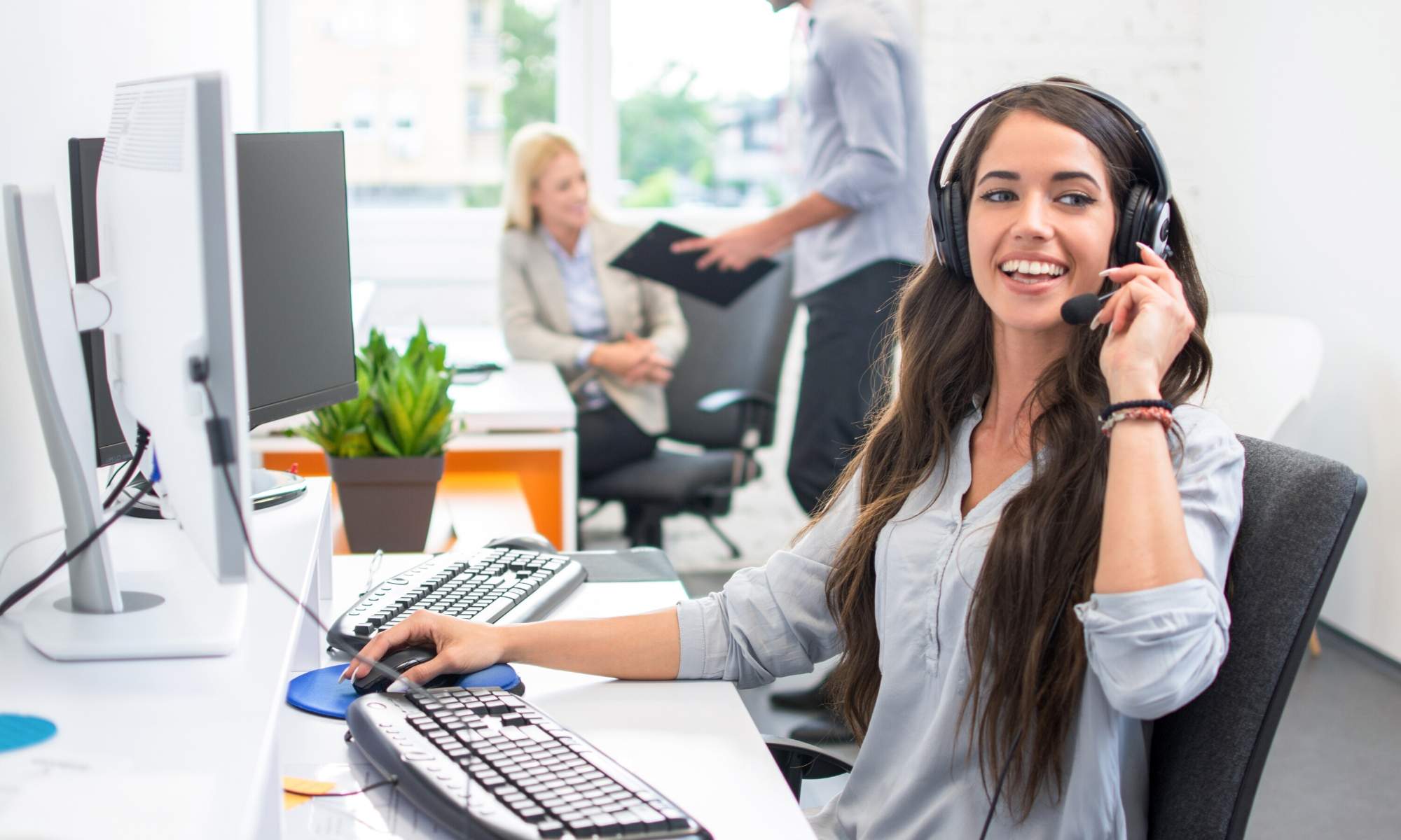 Call center specialists supporting NEMT and healthcare businesses in the SS Support Network blog
