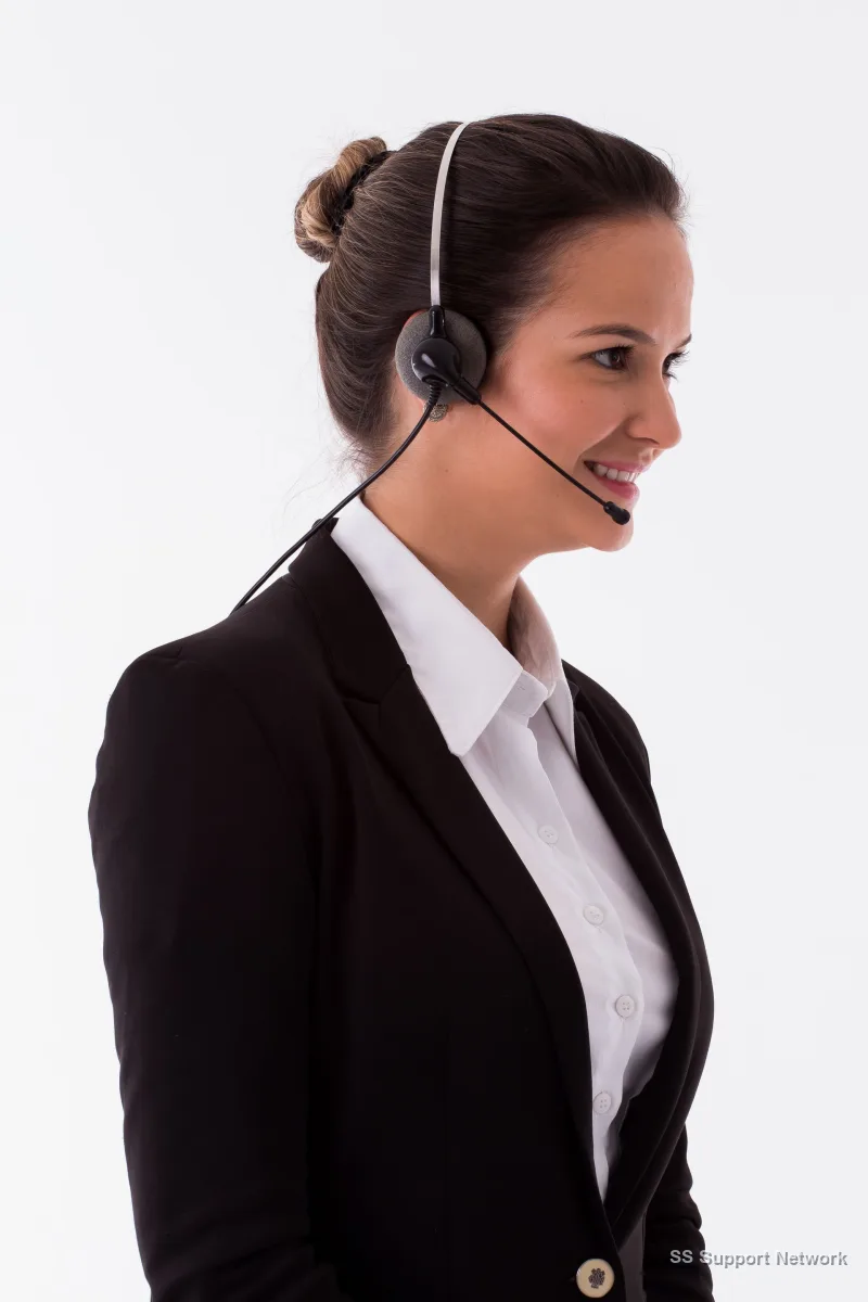 An SS Support Network support agent ready to help